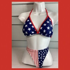 Patriotic Star Bikini Set